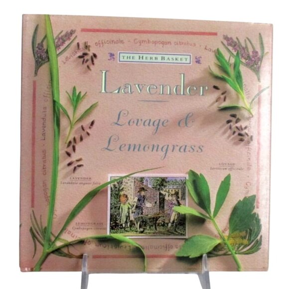 Lavender Lovage & Lemongrass Herb Basket Recipe & Guide Book Hardcover - Picture 1 of 3